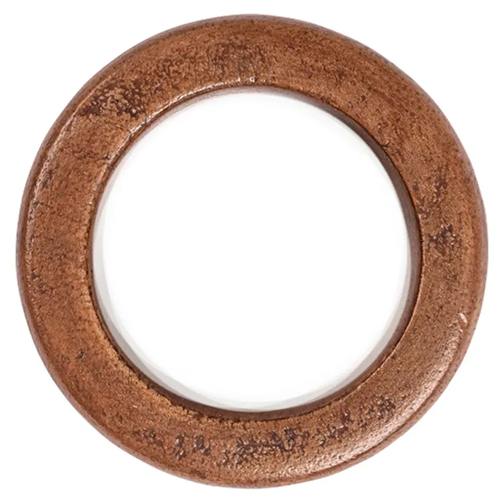 Bilbao Napkin Ring - Brown, Mango Wood