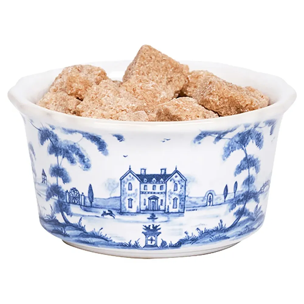 Country Estate Delft Blue Ceramic Ramekin - Blue