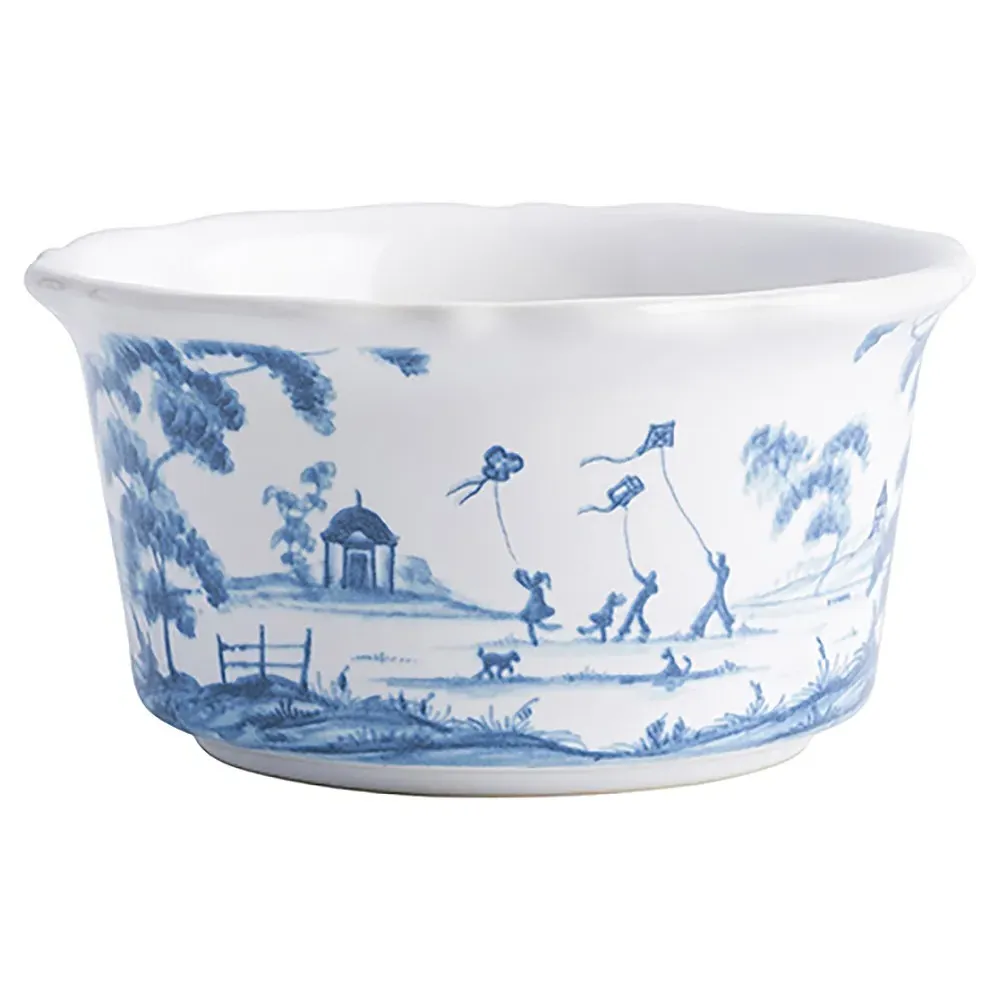 Country Estate Delft Blue Ceramic Ramekin - Blue