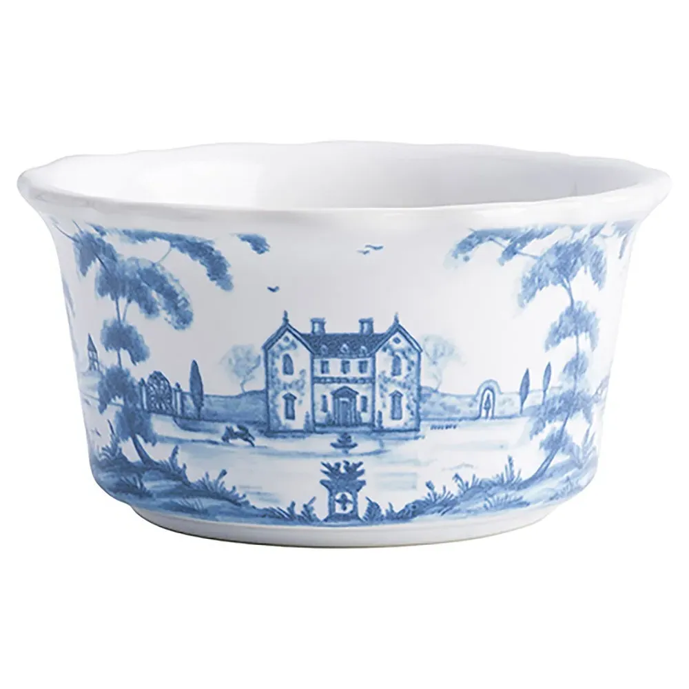 Country Estate Delft Blue Ceramic Ramekin - Blue image