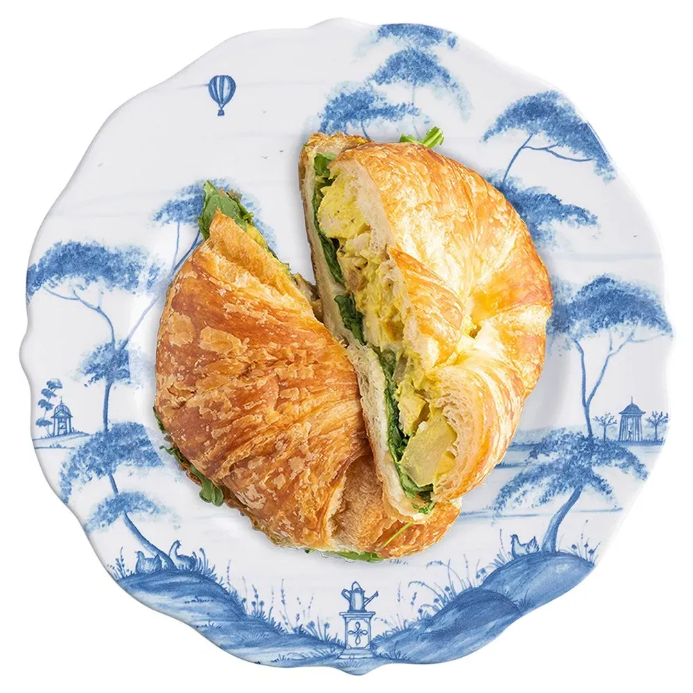 Country Estate Delft Ceramic Salad Plate - Blue