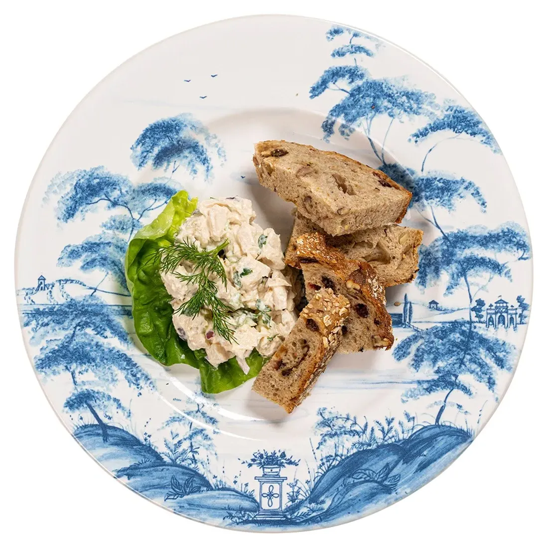 Country Estate Dinner Plate - Blue, Ceramic