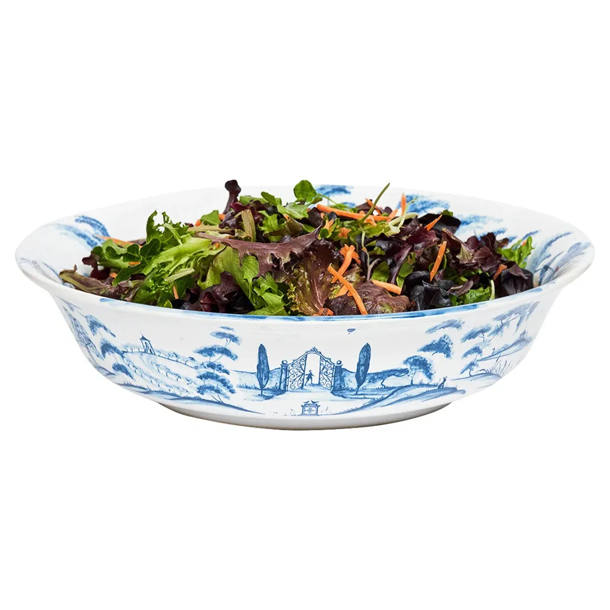 Country Estate Serving Bowl - Blue, Ceramic