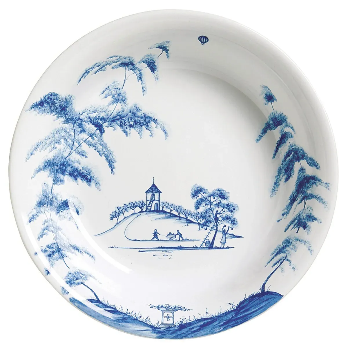Country Estate Serving Bowl - Blue, Ceramic