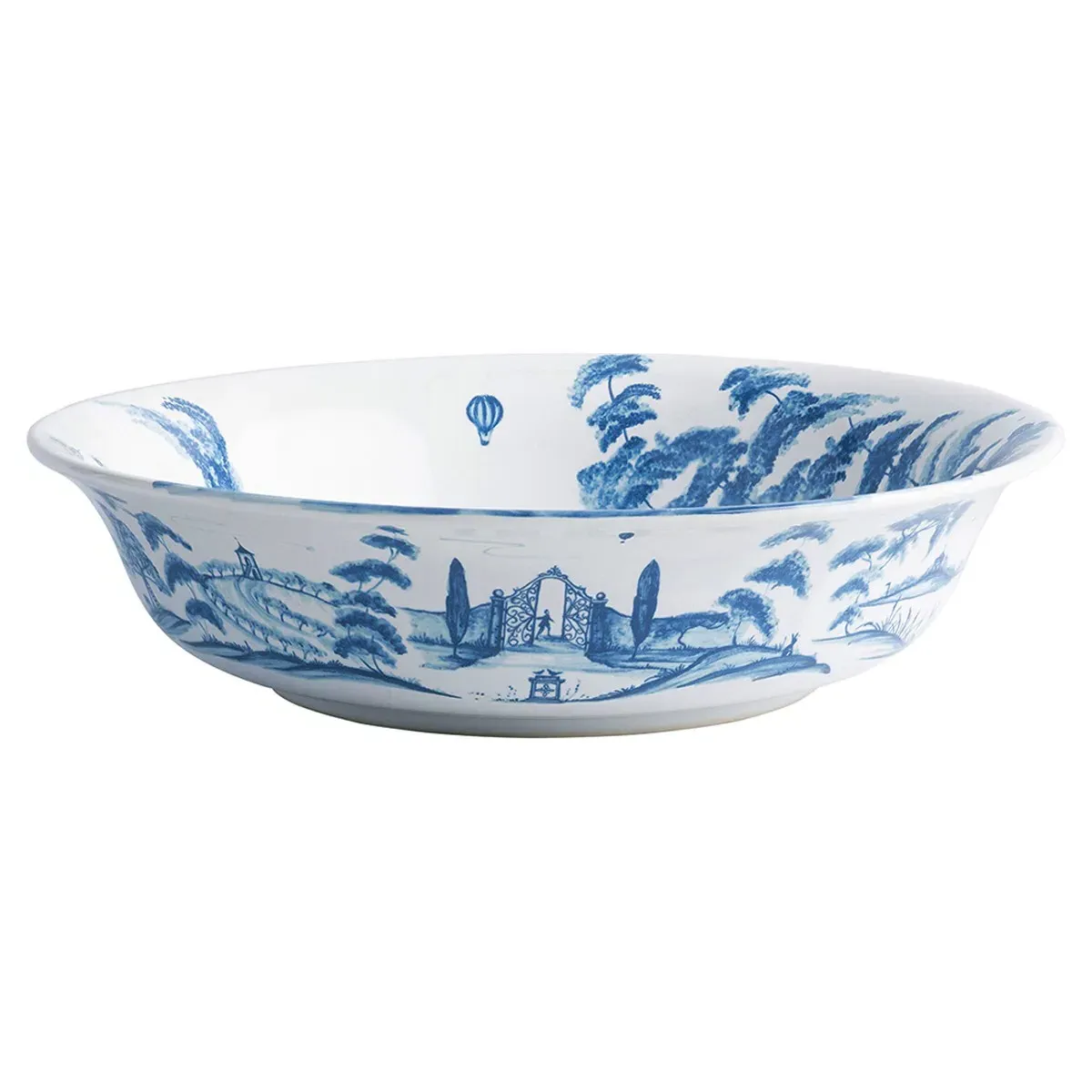 Country Estate Serving Bowl - Blue, Ceramic image