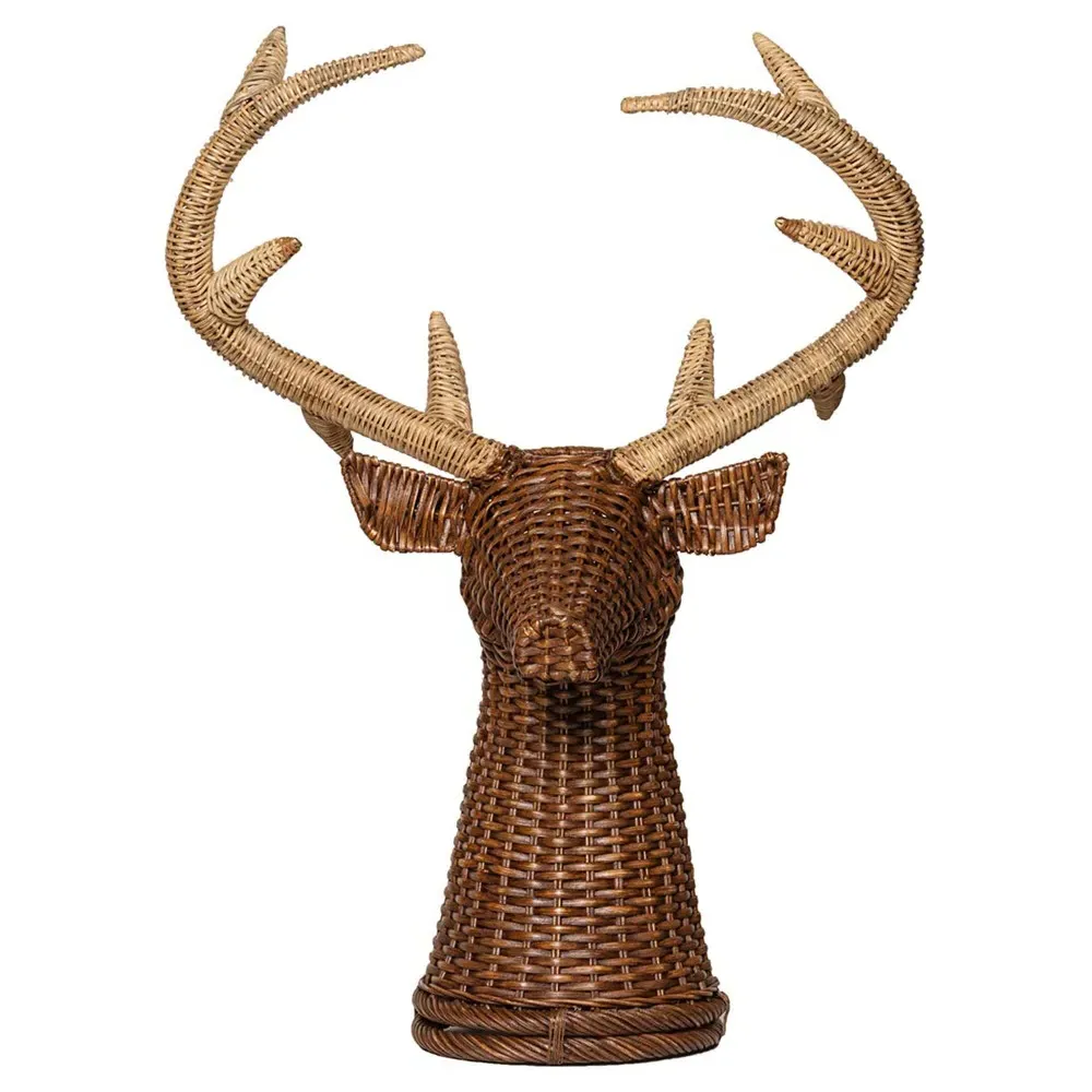 Devon Willow Stag Vase - Brown, Rattan