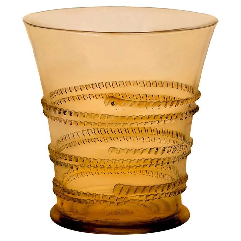Ella Amber Glass Tumbler - Brown image