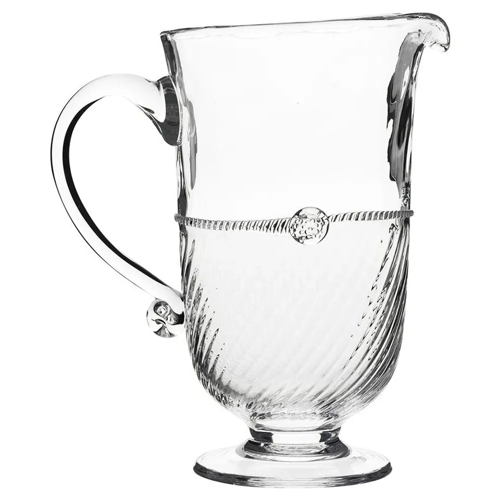 Graham Glass Pitcher - Clear, Bohemian Glass