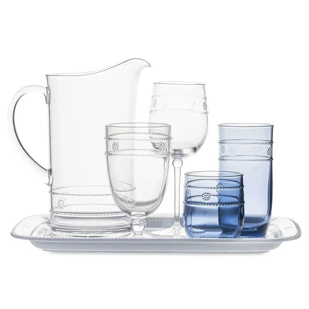 Isabella Large Acrylic Tumbler - Blue