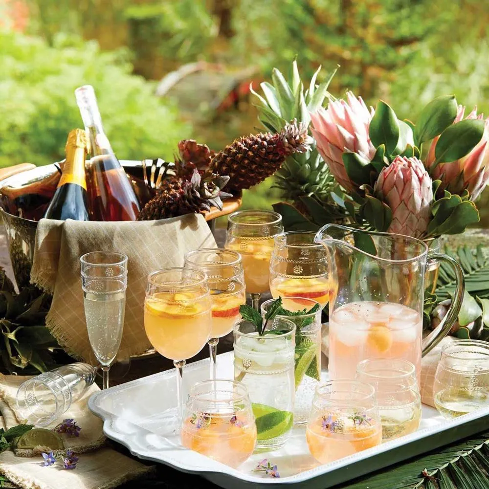 Isabella Large Tumbler - Clear, Acrylic