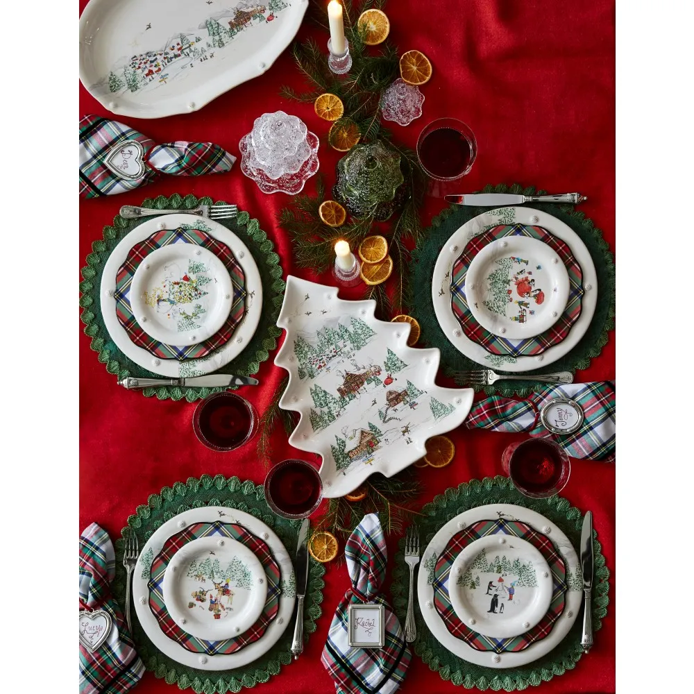 Isadora Sinamay Placemat - Evergreen