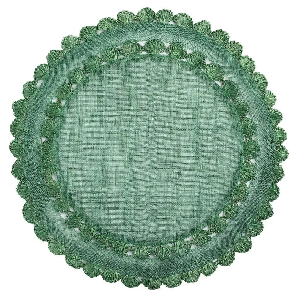 Isadora Sinamay Placemat - Evergreen image