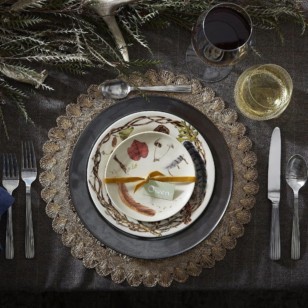 Isadora Sinamay Placemat - Gold