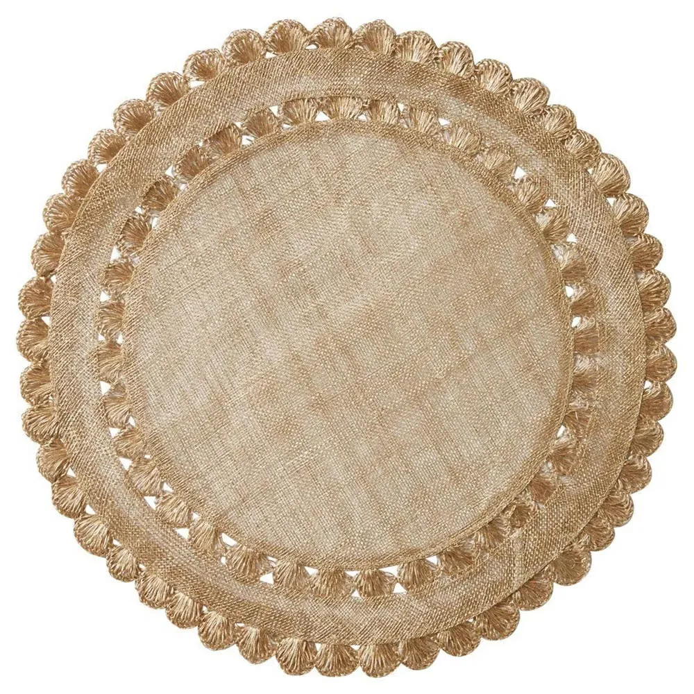 Isadora Sinamay Placemat - Gold