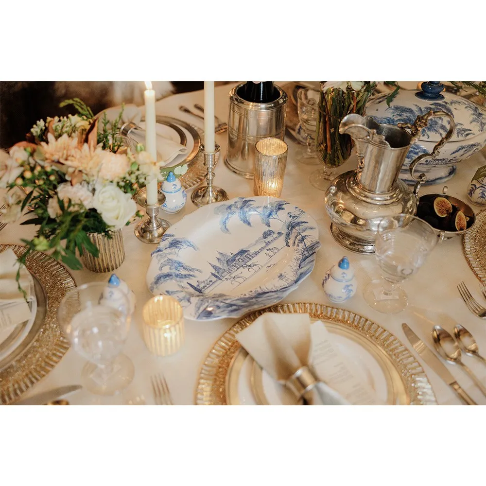 Juliska Country Estate Ceramic Serving Platter - Blue