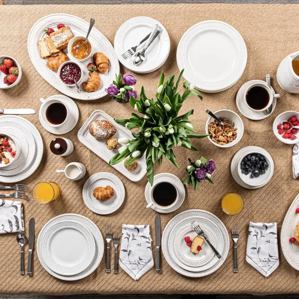 Le Panier Cereal Bowl - Whitewash, Ceramic