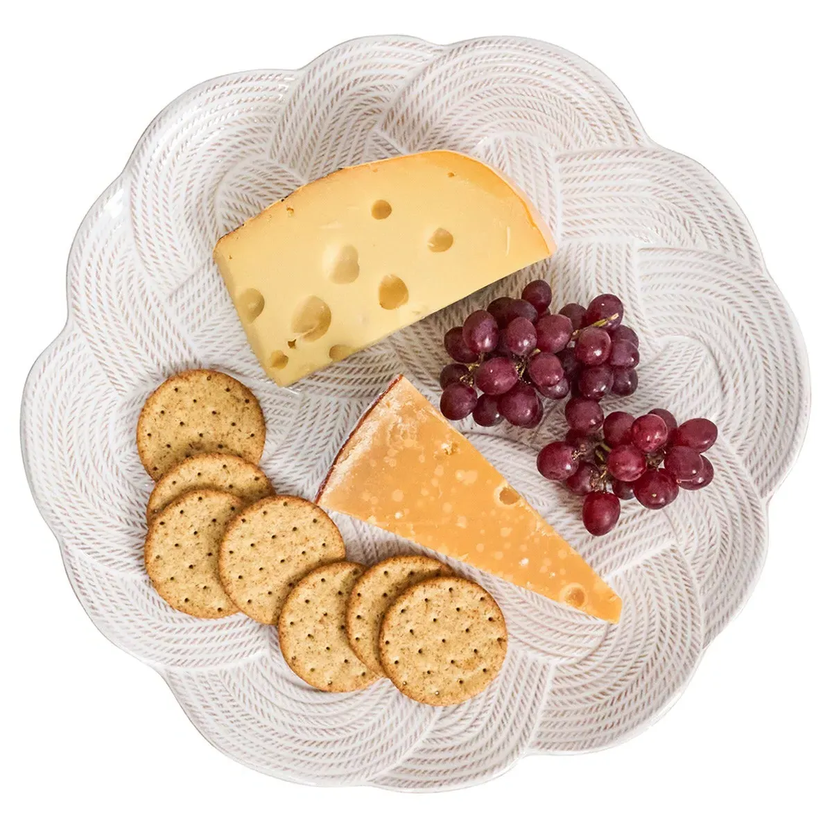 Le Panier Charger Plate - Whitewash, Ceramic