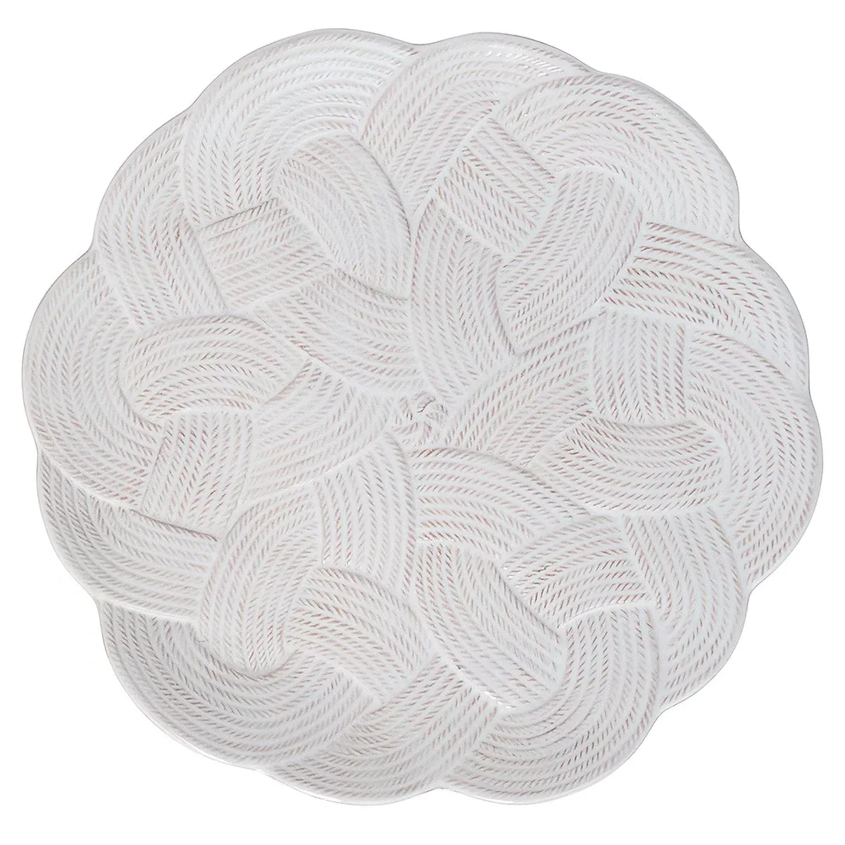 Le Panier Charger Plate - Whitewash, Ceramic