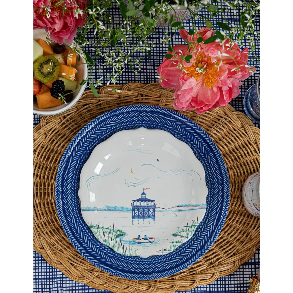 Le Panier Dinner Plate - White, Ceramic