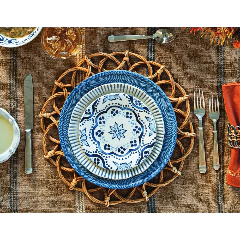 Le Panier Dinner Plate - White, Ceramic