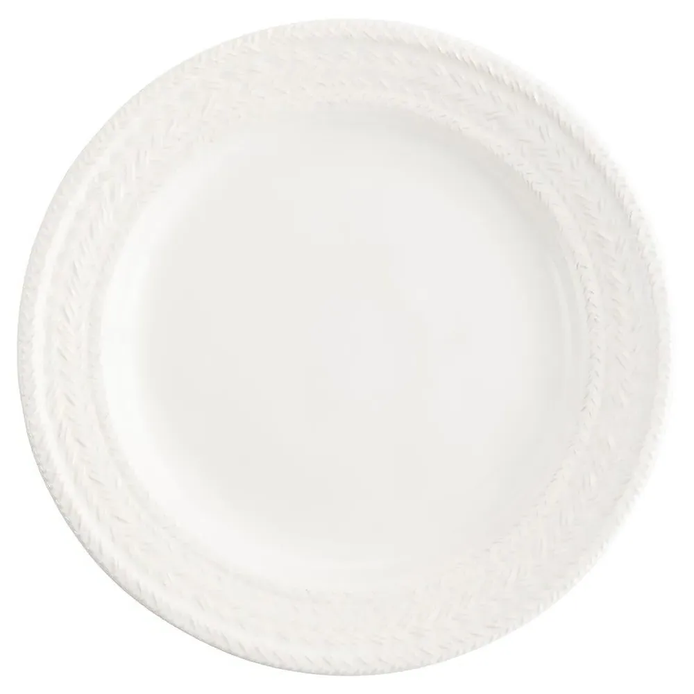 Le Panier Dinner Plate - Whitewash, Ceramic