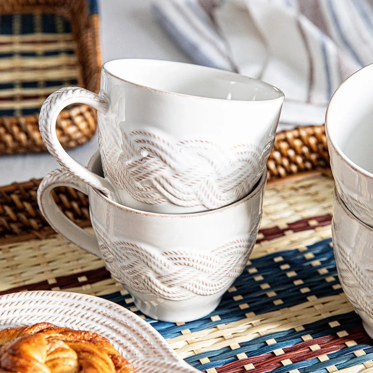 Le Panier Mug - Whitewash, Ceramic