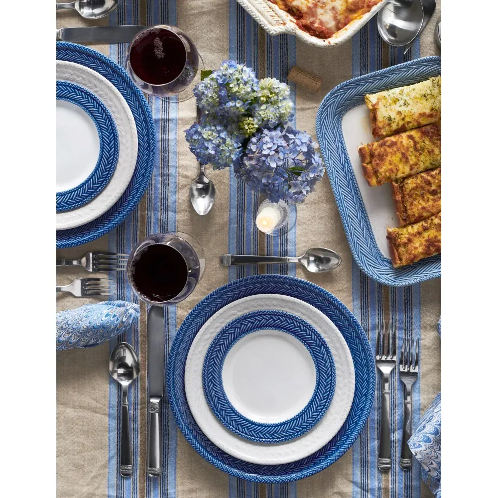 Le Panier Salad Plate - White, Ceramic