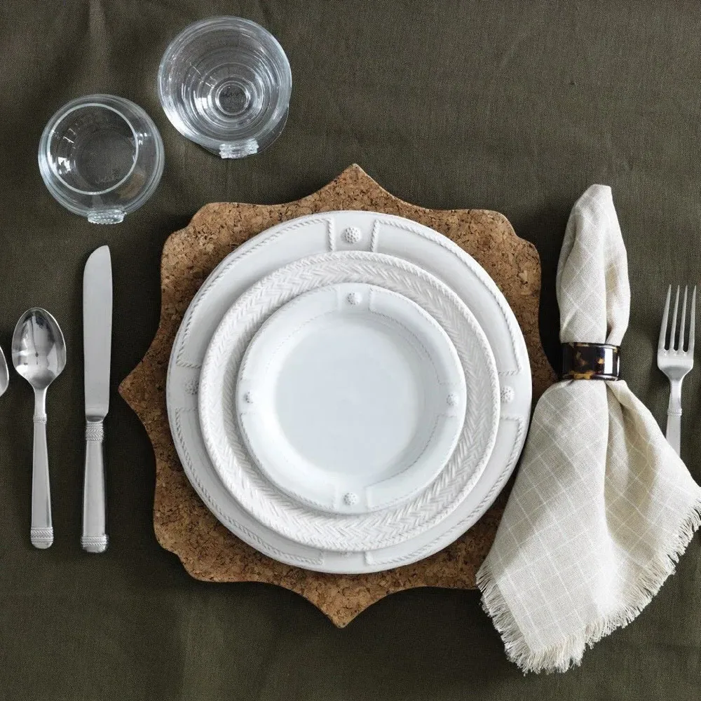 Le Panier Salad Plate - Whitewash, Ceramic