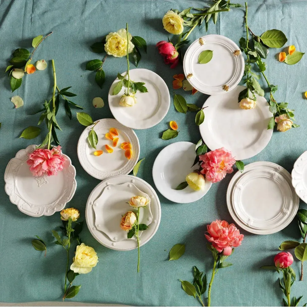 Le Panier Salad Plate - Whitewash, Ceramic