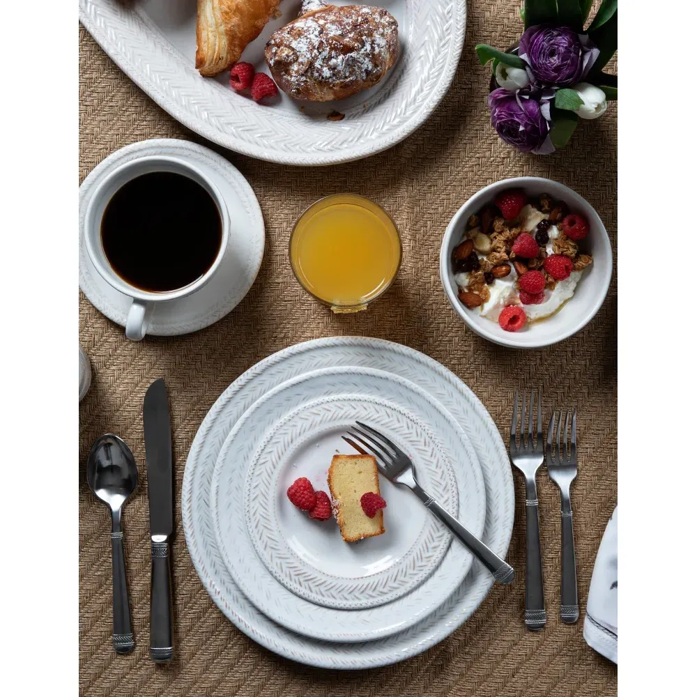 Le Panier Salad Plate - Whitewash, Ceramic