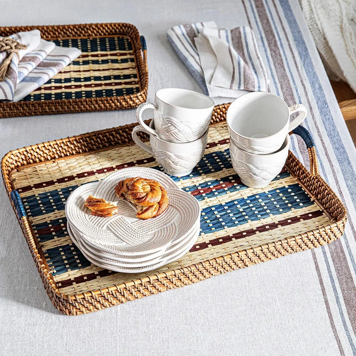 Le Panier Salad Plate - Whitewash, Ceramic