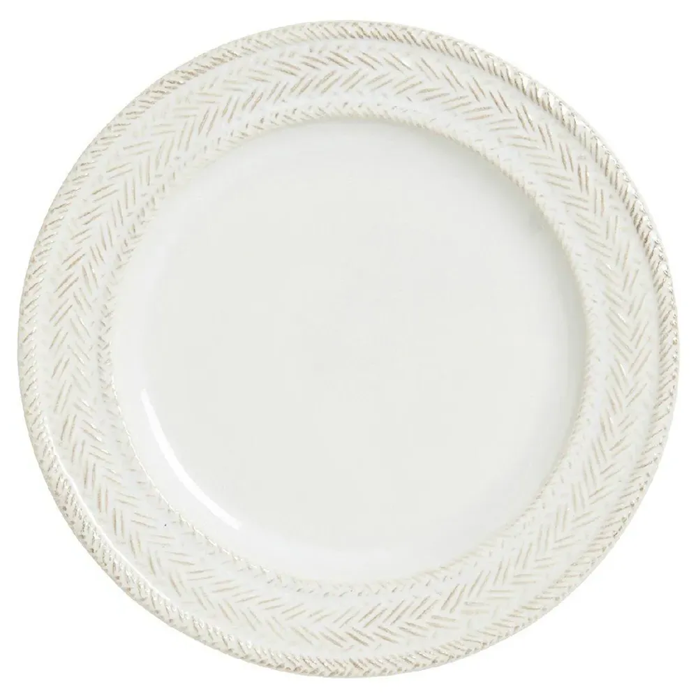 Le Panier Salad Plate - Whitewash, Ceramic