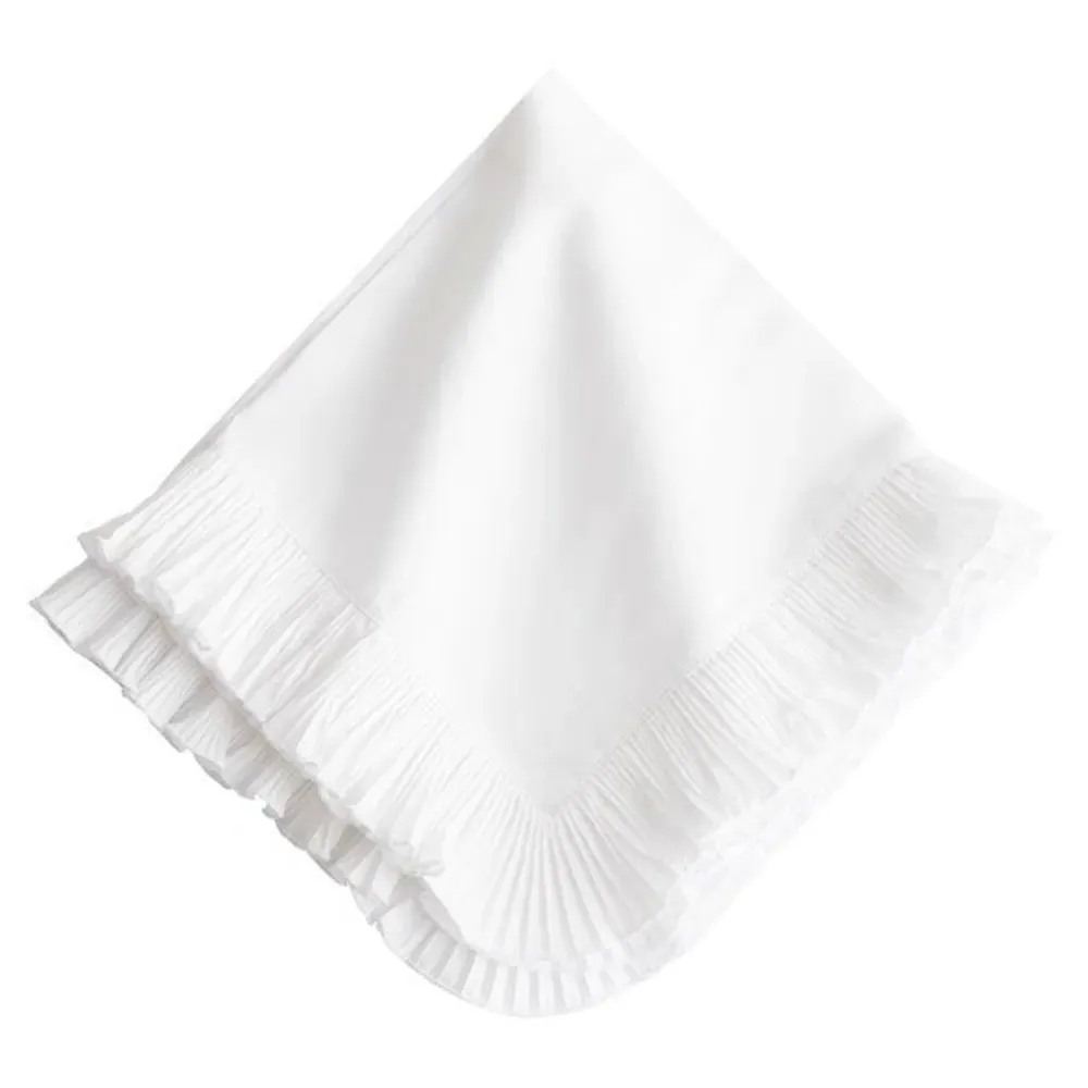 Madamoiselle Napkin - White, Cotton