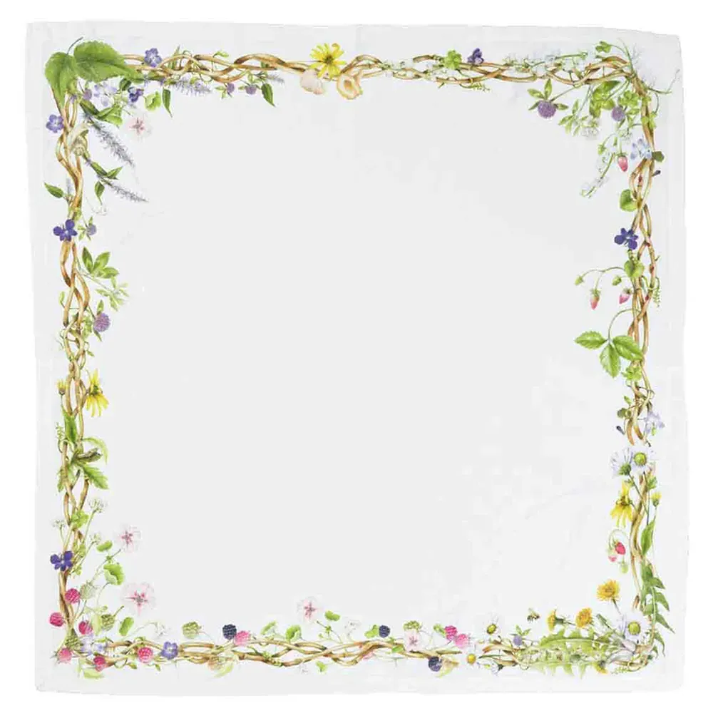 Meadow Walk Linen Napkin - White