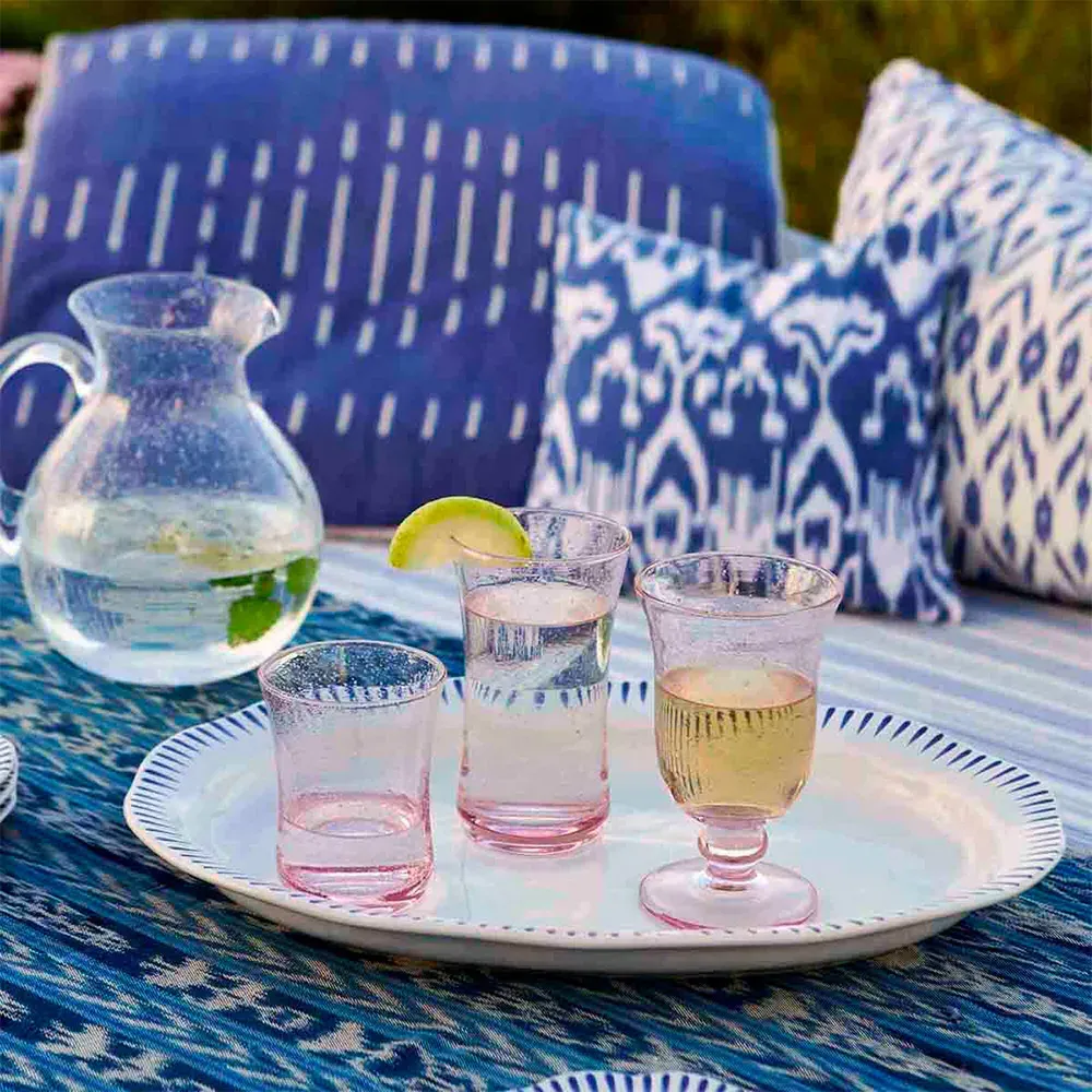 Provence Glass Goblet - Blush