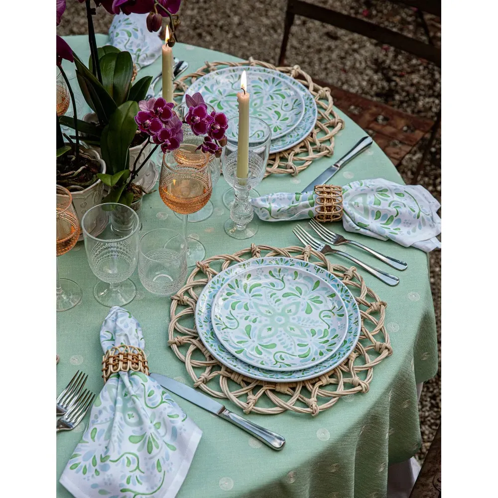 Provence Napkin Ring - Whitewash, Rattan