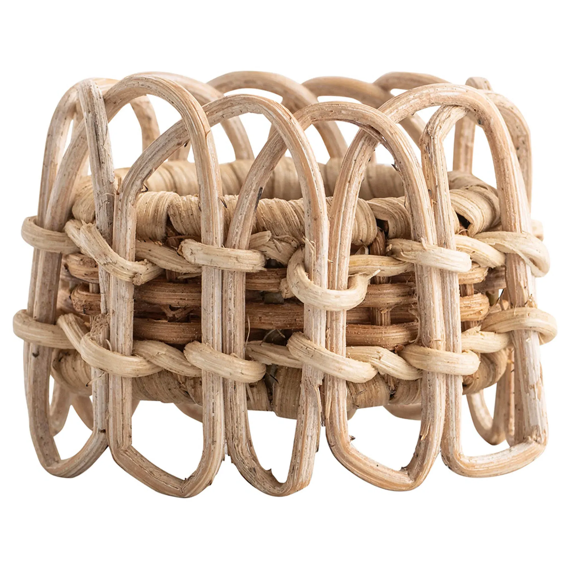 Provence Napkin Ring - Whitewash, Rattan image