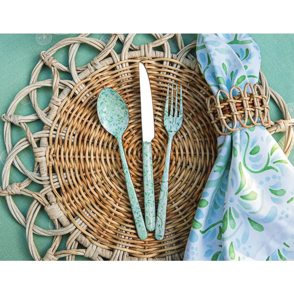 Provence Woven Placemat - Whitewash, Rattan