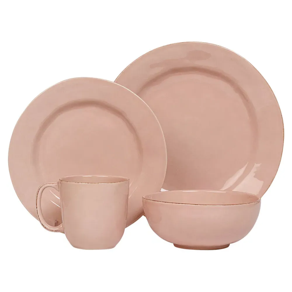 Puro 4 Piece Place Setting - Blush, Ceramic