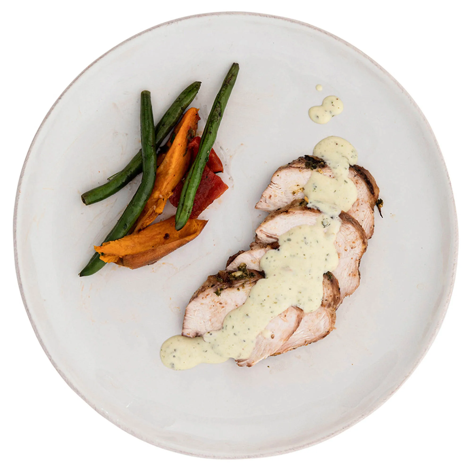 Puro Coupe Dinner Plate - Whitewash, Ceramic