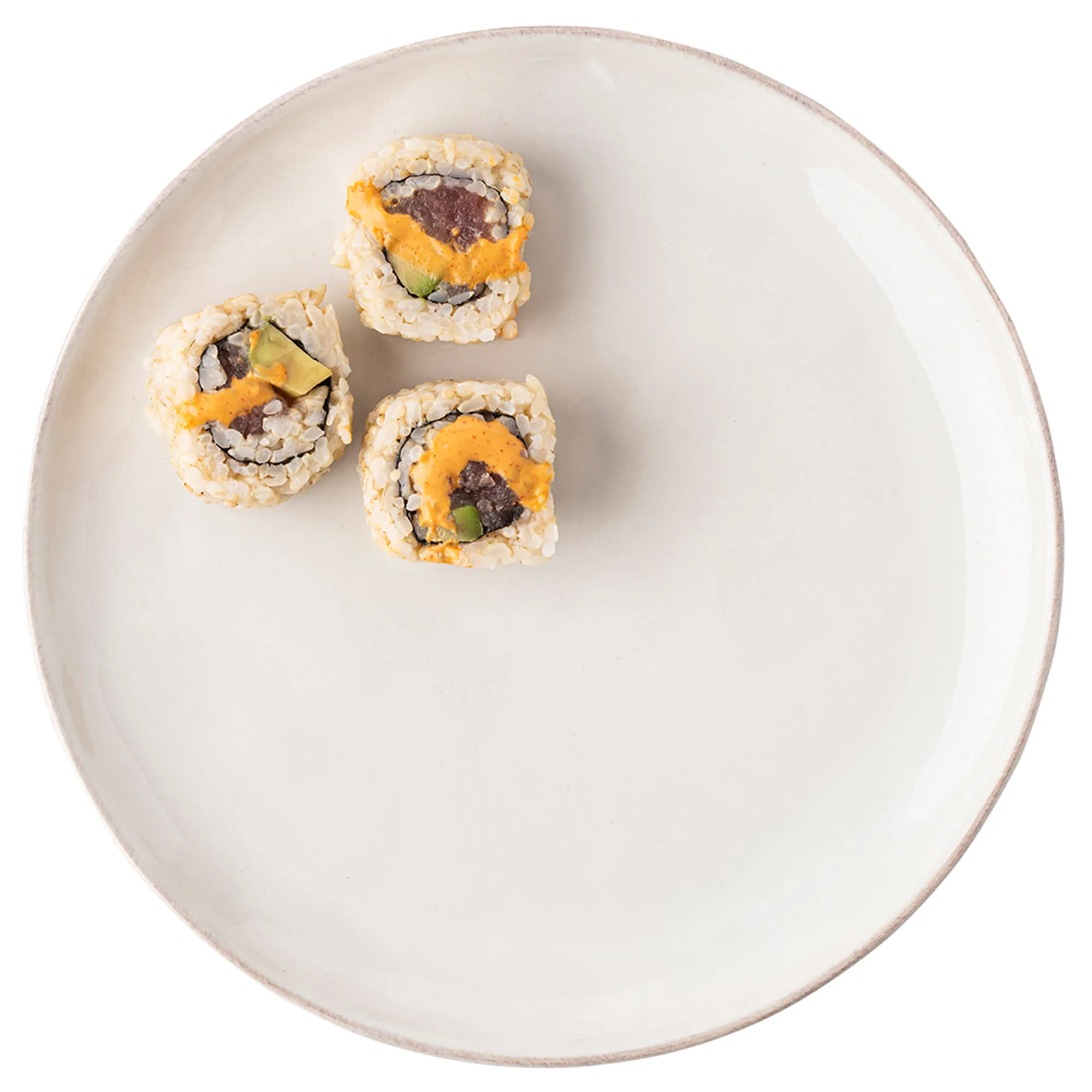 Puro Coupe Salad Plate - Whitewash, Ceramic