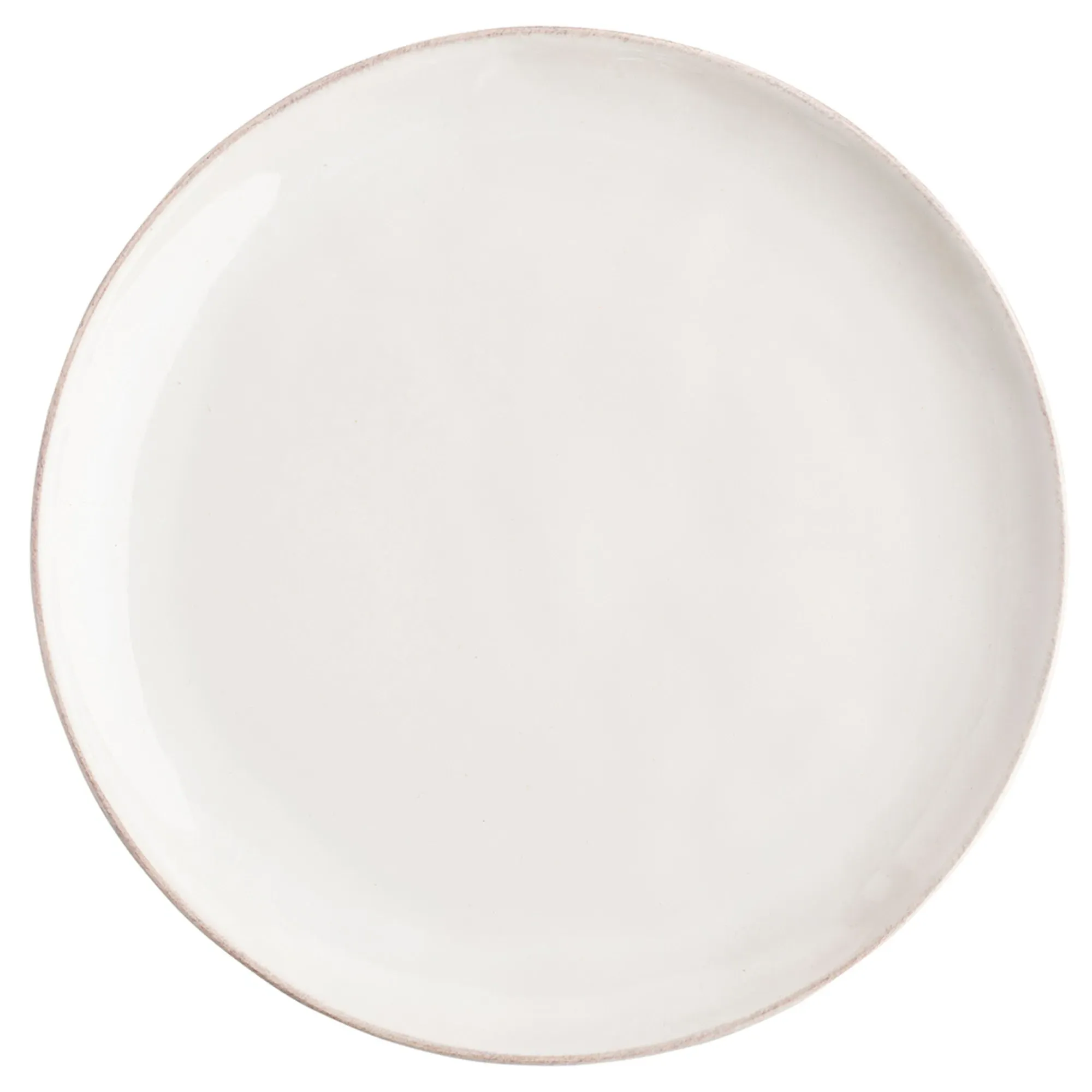 Puro Coupe Salad Plate - Whitewash, Ceramic image