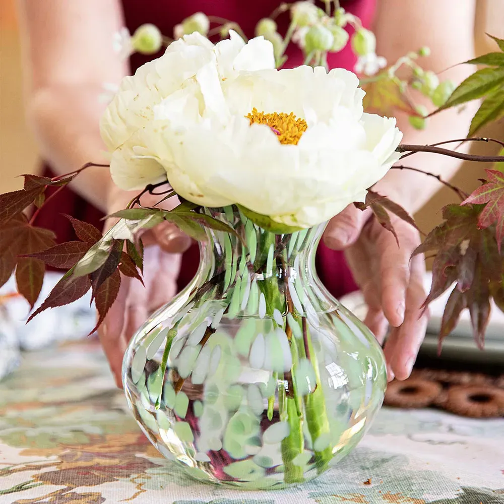 Puro Decorative Table Vase - Green, Glass