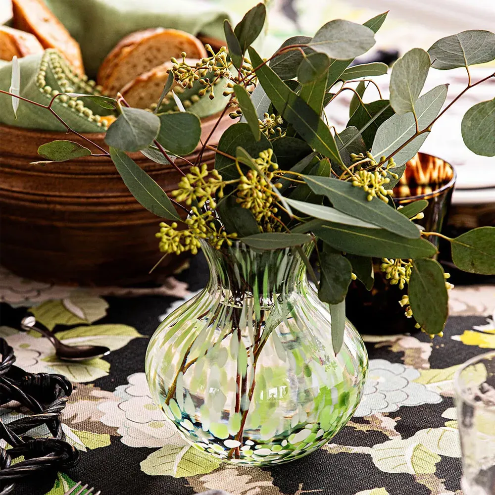 Puro Decorative Table Vase - Green, Glass