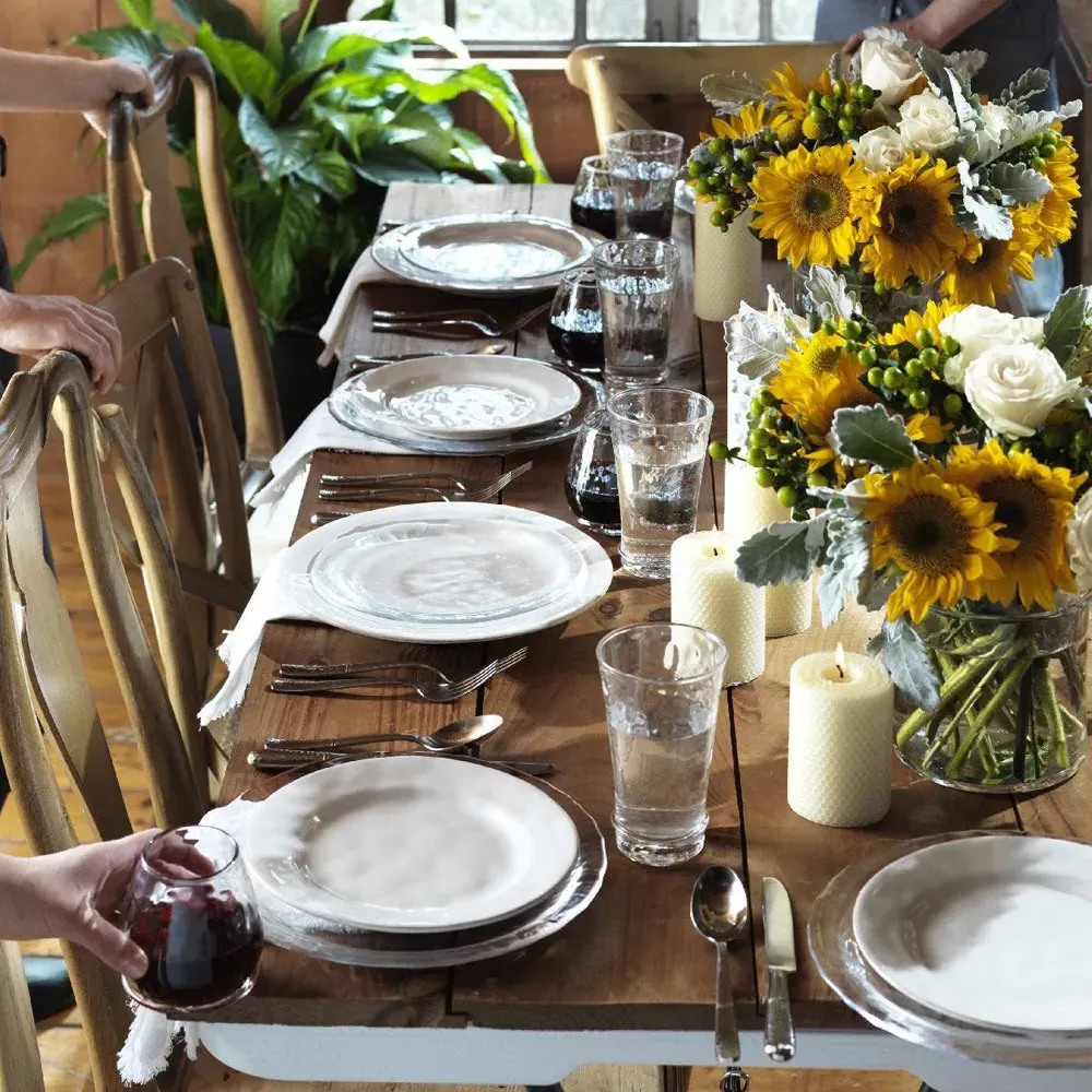 Puro Dinner Plate - Whitewash, Ceramic