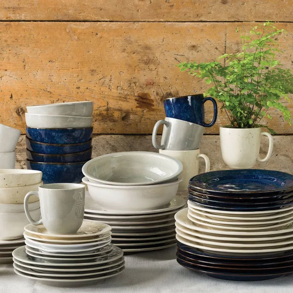 Puro Dinner Plate - Whitewash, Ceramic