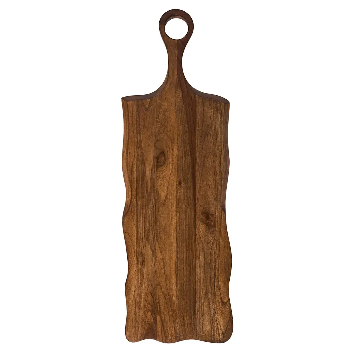 Puro Long Serving Board - Brown, Teak