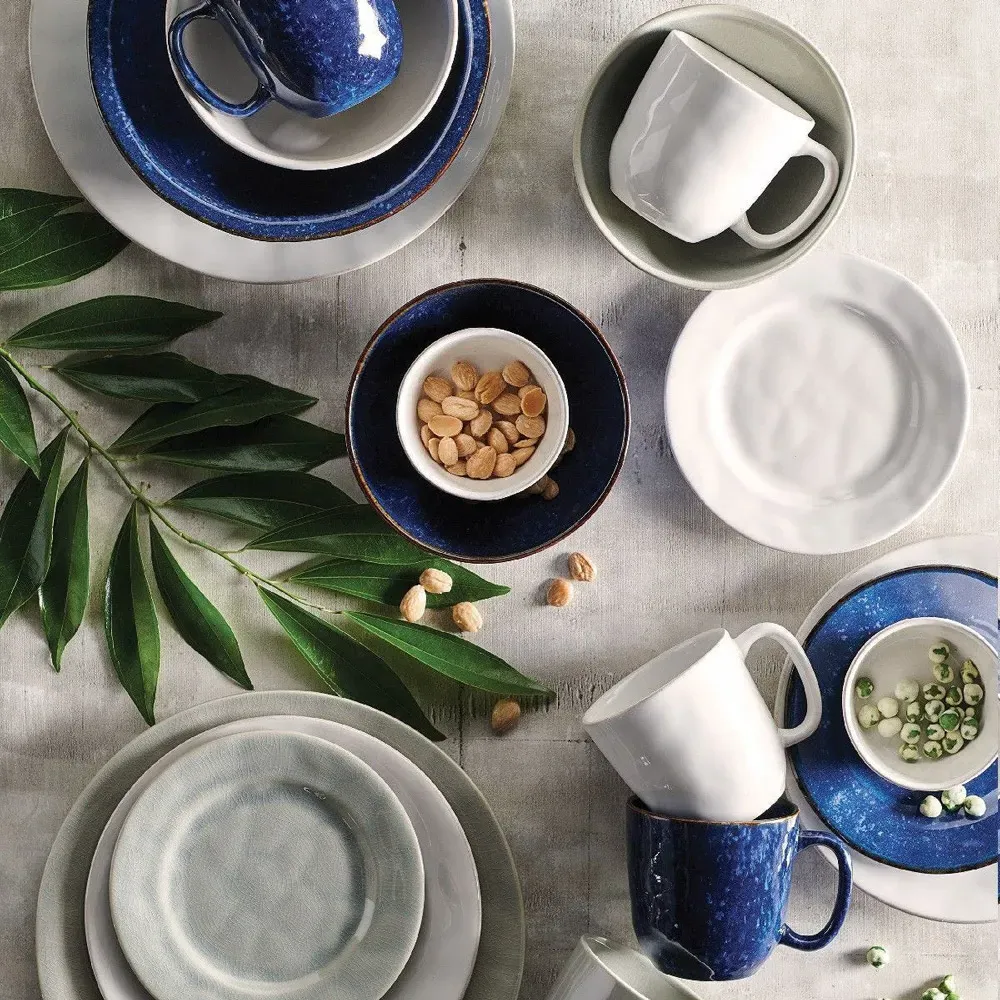 Puro Salad Plate - Whitewash, Ceramic