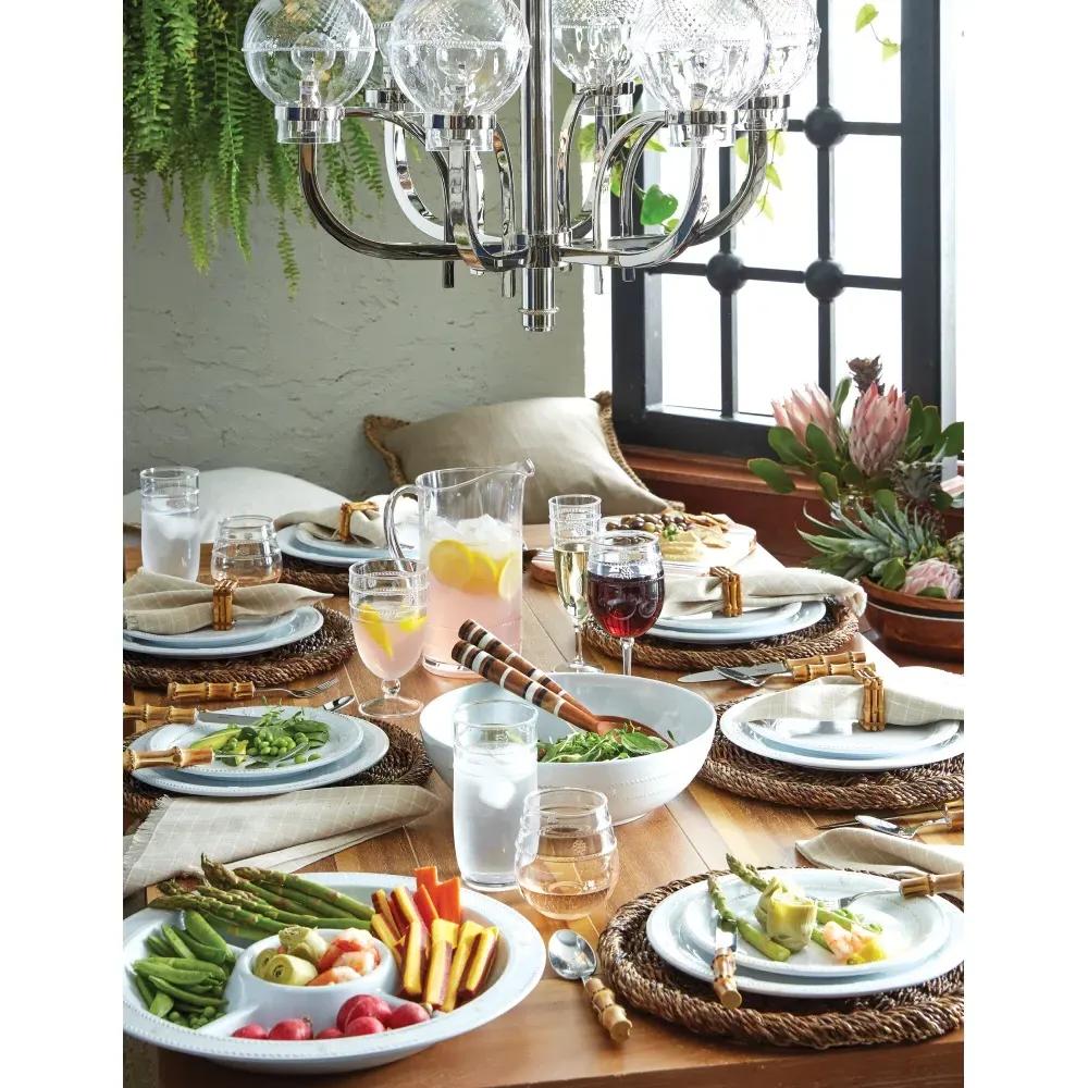 Round Charger Plate - Brown, Abaca