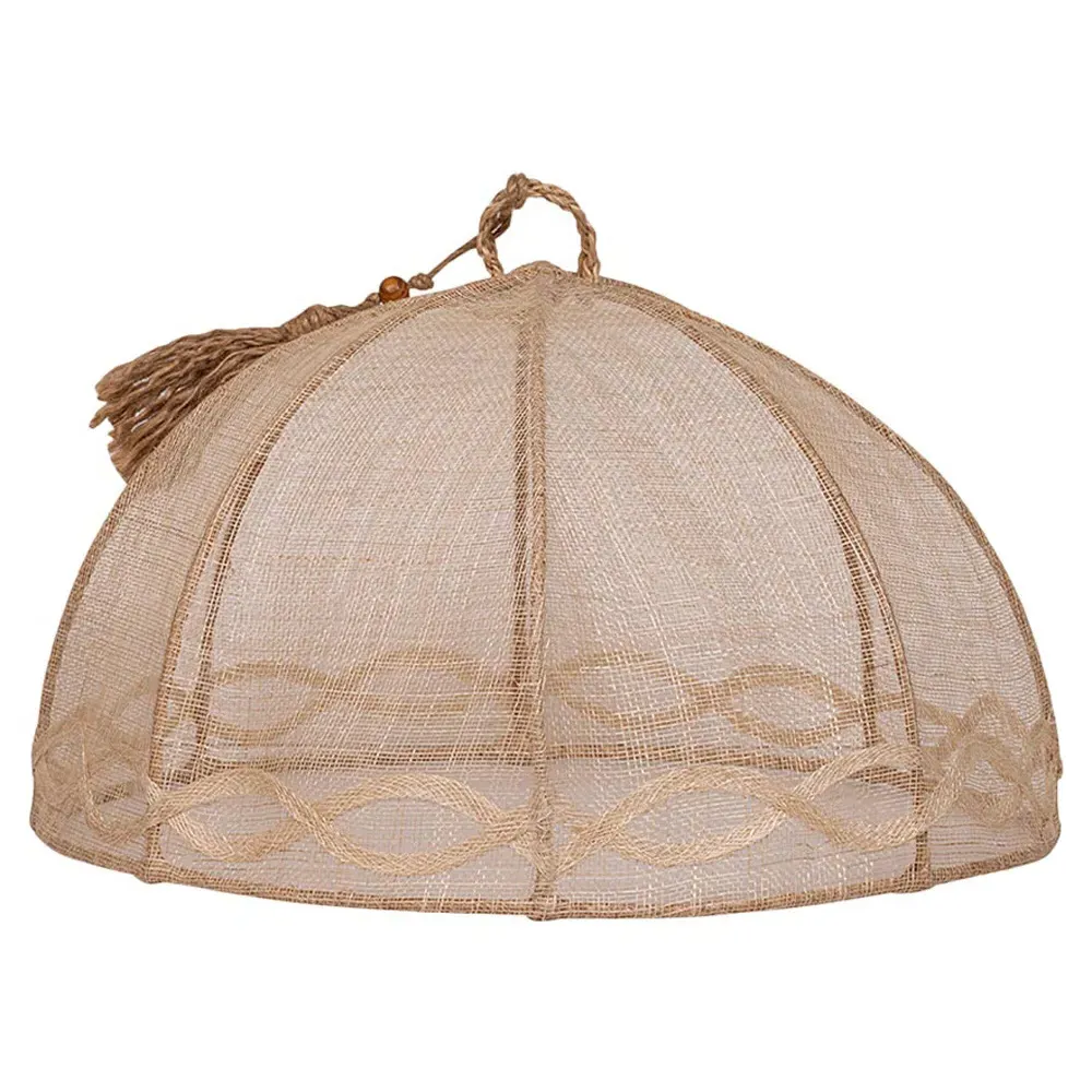 Tuileries Garden Woven Abaca Food Cover Set - Natural